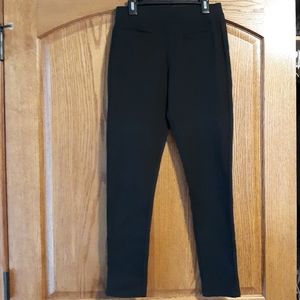 Girls Black Slacks/Leggings
